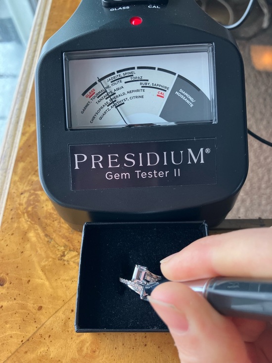 Natural Aquamarine Sterling Silver Ring Size 8 - Picture 8 of 10